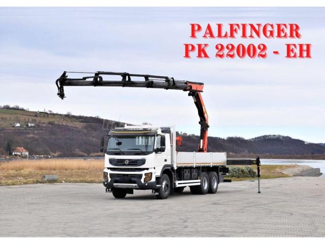 VOLVO FMX 370 6x4 Darus platós PALFINGER PK 22002