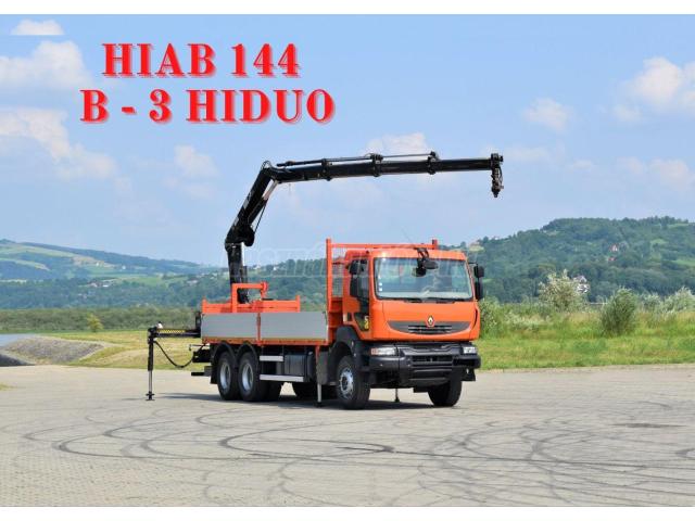 RENAULT KERAX 410 Darus HIAB 144 B - 3 HIDUO