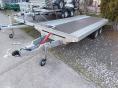 EGYEDI Billentős/ALU Rámpás 5.5 m x 2 m Új trailer Hidraulikus 3500 kg
