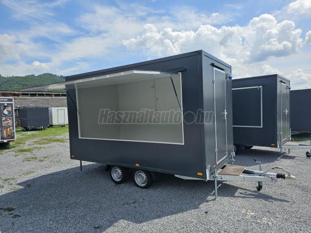 EGYEDI Új-Food Trailer - Büfékocsi- 4m -2750kg